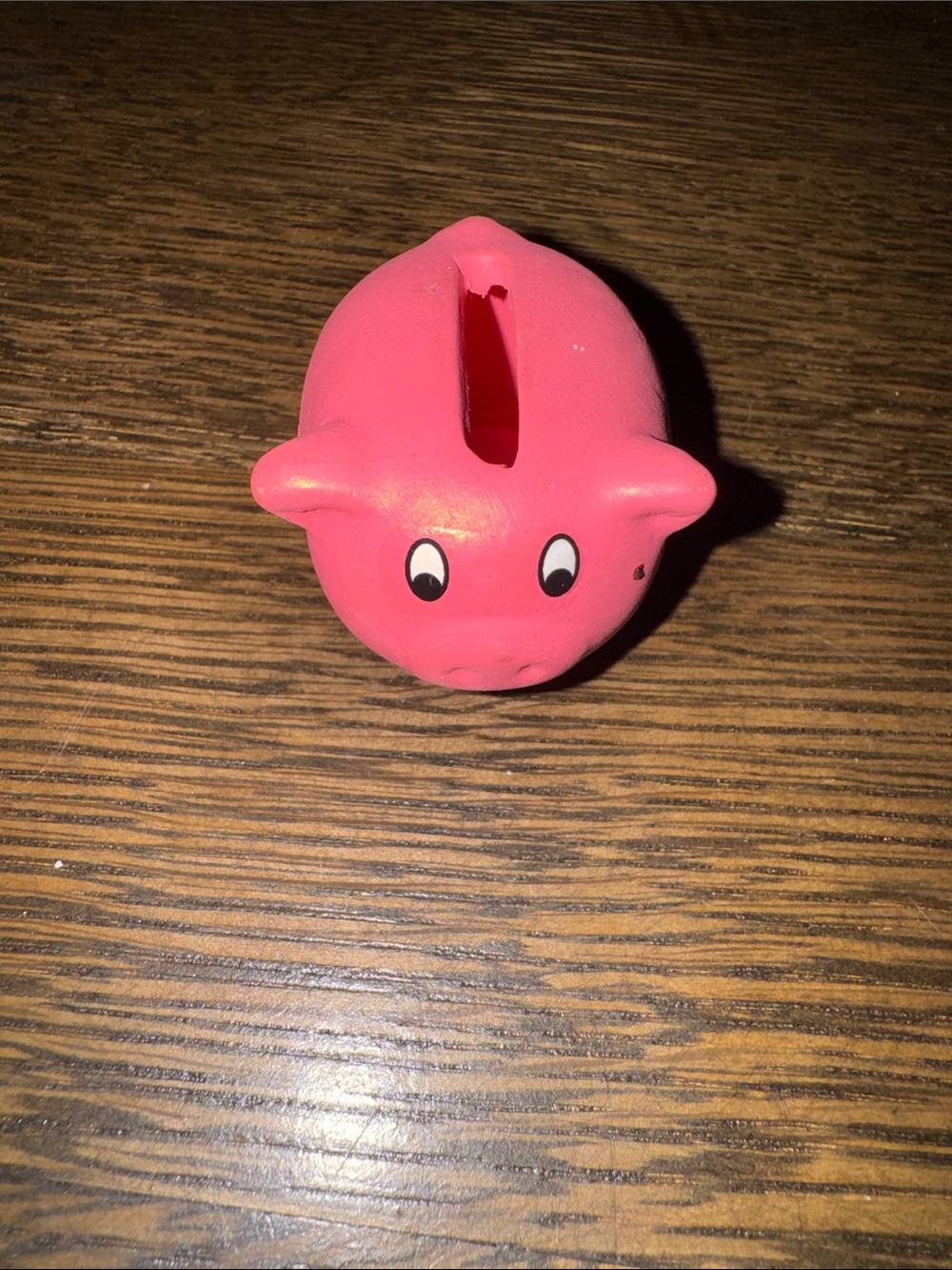 Pink Piggy Coin Bank - Cute Rubber Piggy